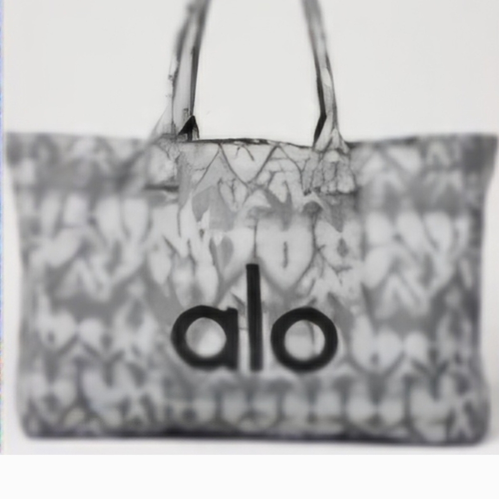 ALO Yoga Shopper Tote - Grey Tiedye